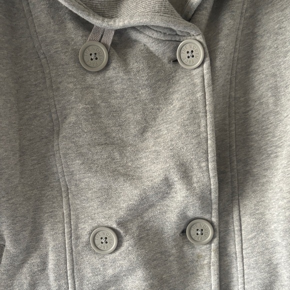 The North Face Light Gray Pea Coat - Picture 3 of 10